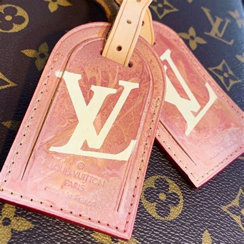 louis vuitton luggage bag tag|replacement louis vuitton luggage tag.